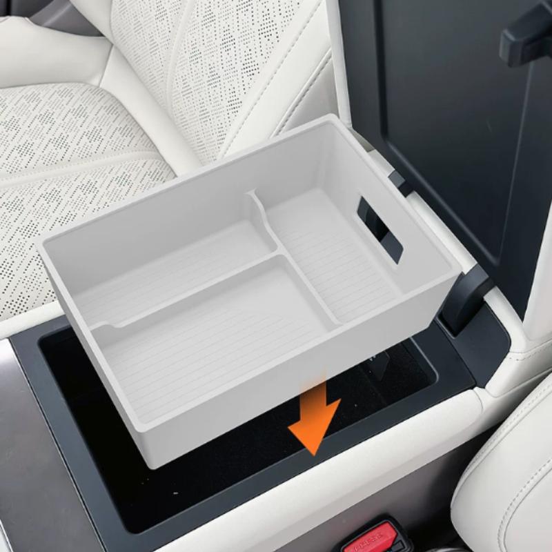 For ZEEKR 7X 2026 Center Console Silicone Armrest Storage Box Interior Styling Modified Accessories