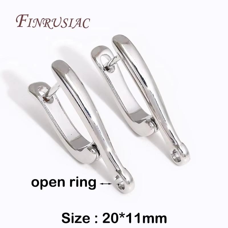 18K Echtgold Plated Verschluss für Ohrringe, Ohrringverschlüsse, DIY Ohrring Zubehör, Luxus Schmuckzubehör, Ohrhaken