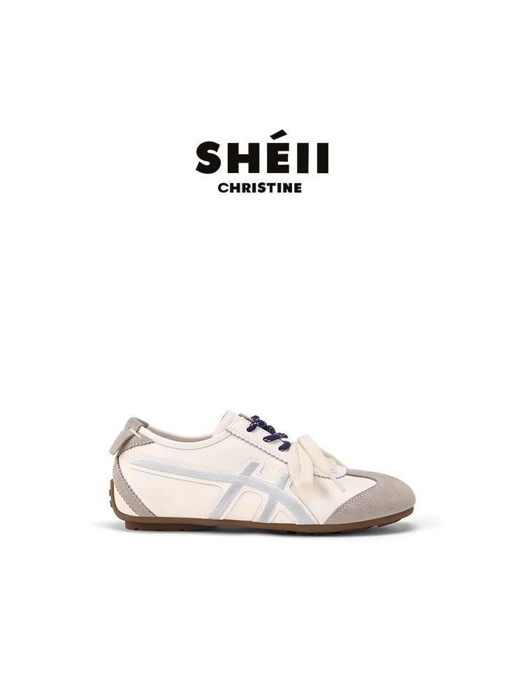 [FanGui] Love comprehensive girl~ Double shoelace color matching inner height increase casual shoes Forrest Gump shoes women's German training shoes 