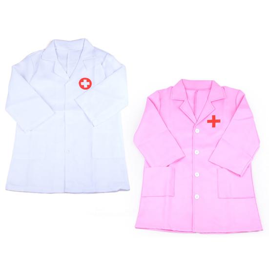 1 Set Isolation Gown Durable Hospital Coat Easy-cleaning Kids Kids Cosplay for Interactive Game