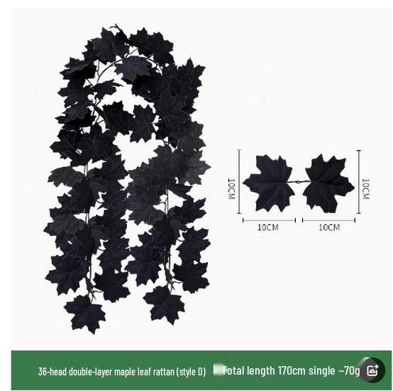 Skladem Podzimní a Halloweenská dekorace z javorových listů pro Vánoce a Den díkůvzdání