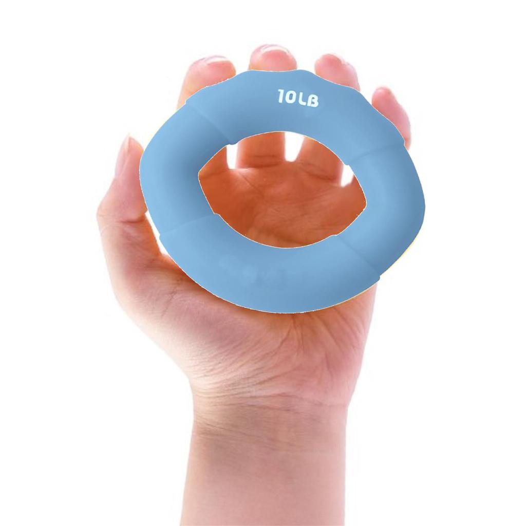 Hand Grip Strengthener Ring Multifunctional Silicone Rubber Portable Finger Strength Training Ring