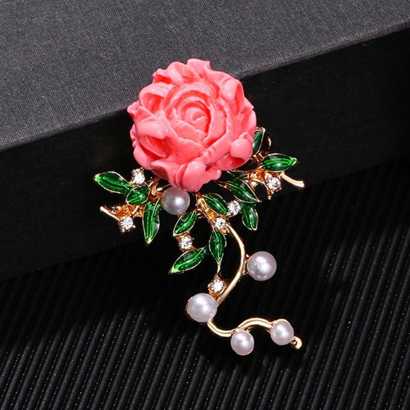 Elegant Flower Pin Jewelry Unique Flower Shaped Brooch Decoration Stylish Lapel Pin for Fashion Enthusiasts