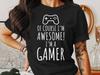 Awesome Gamer T-Shirt - Funny Graphic Tee for Video Game Enthusiasts