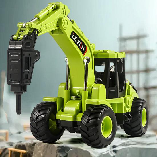 Kids Construction Truck Toy Inertia Drive Movable Joints Toddlers Boys Girls Simulated Engineering Vehicle Educational Mini Car Toy