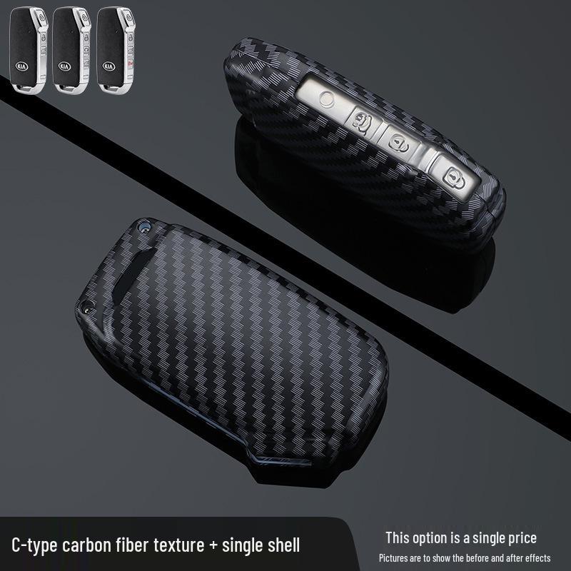 Key Cover for Kia K3, Sportage, K5, K2, Seltos, Niro, KX3, KX5 - Folding Car Shell & Buckle