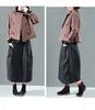 Retro Plus Size Mid-Length A-Line Skirt - Flattering, Versatile, and Artistic Design