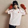 Fila Original Peony Flower T Fashion Simple Classic Retro Casual Sports Comfortable Knitted Loose Short Sleeve T-Shirt Unisex Tops F51U619101FWT