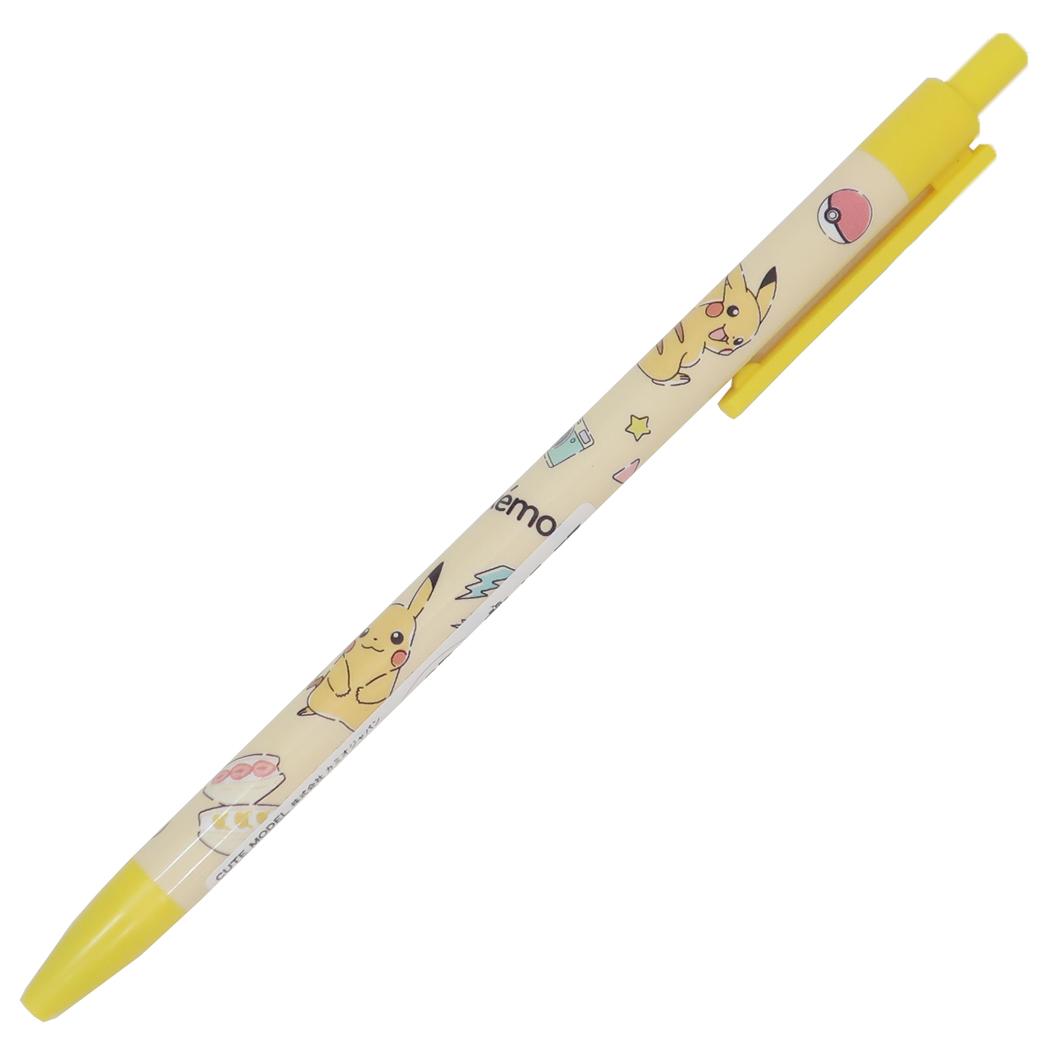 Slim Knock-Type Gel Pen Color Pocket Monster Pikachu Yellow Pokemon Kamio Japan Semester Preparation Stationery Mail Delivery Available
