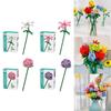 Enchanting Flower Building Blocks Set Compatible With High Quality Miniature Toys