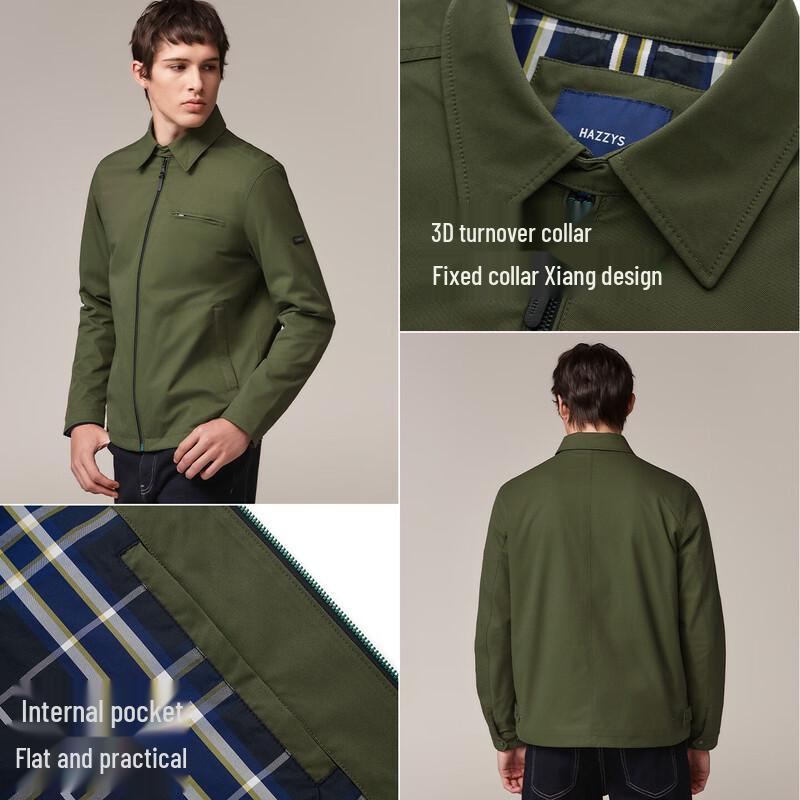 HAZZYS Men's Minimalist Business Commuter Jacket