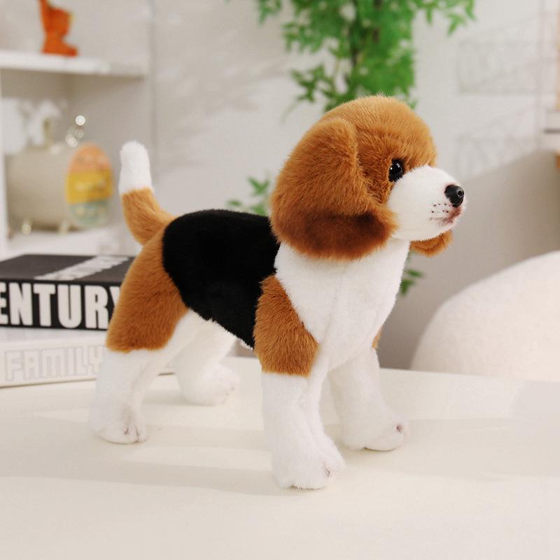 St. Bernard & Beagle Plush Toy Set