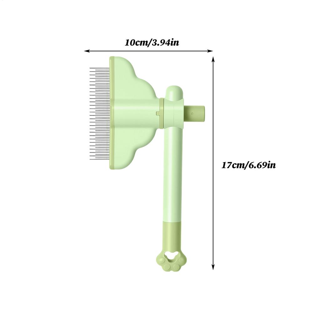 

Расческа для кошек Нежная Удобная Нескользящая Легкая Щетка Щетка для шерсти собак для питомца Душ В помещении На улице Щенячий Котенковый Дом Массаж зелёный