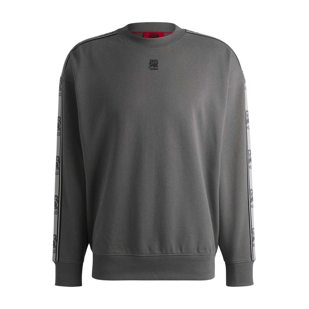 Hugo Mens Red Label Cotton Branded Tape Sweatshirt