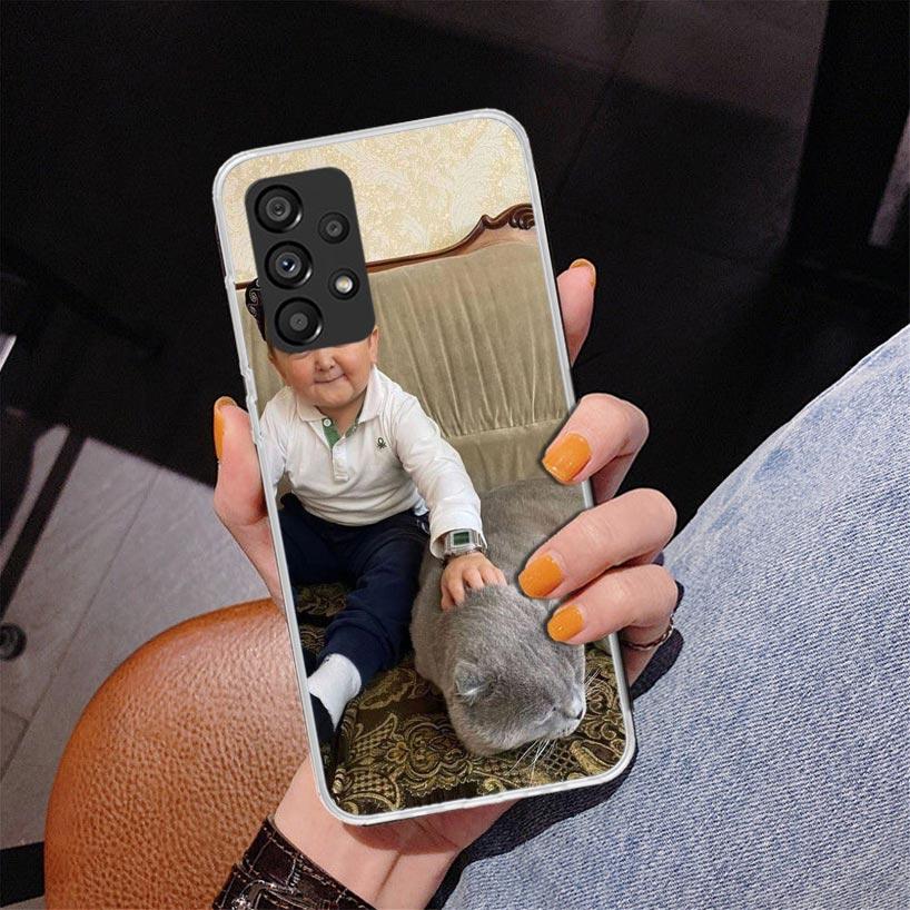 Funny Hasbulla Phnoe Case for Samsung Galaxy A17 A37 A57 A16 A26 A36 A56 A15 A14 A13 A55 A54 A53 A35 A34 A33 A25 A24 A23 A52 Gal