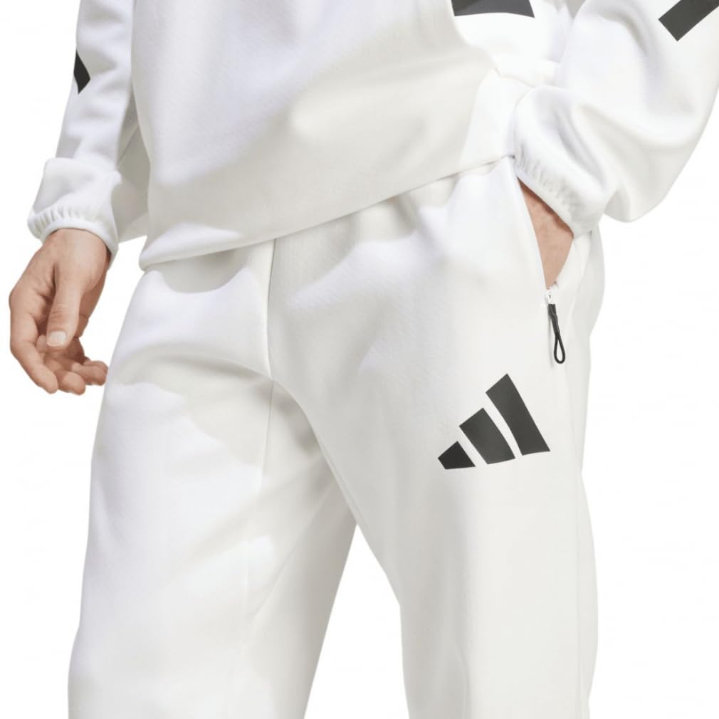 Adidas ZNE White Size L Sweatpants, Men's KTJ51, (JF2449),