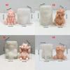 Easy to Clean Silicone Candle Molds Fondant Moulds Squirrel Shape Resin Project Moulds Silicone Texture for Candle