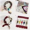 Fashion Elegant Women Hair Tie Band Square Scarf Head Neck Silk Feel Satin