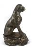 Boxer, German Boxer IV - Dog Figurine, Figure On a White Base, Trophy for Art-Dog Dog Show Exhibition