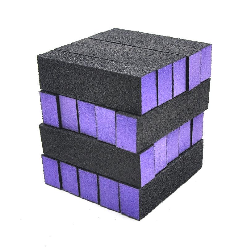 

Матированный абразивный блок из губки высокой эластичности с цветным сердечником 9*2.5*1.7 фиолетовый