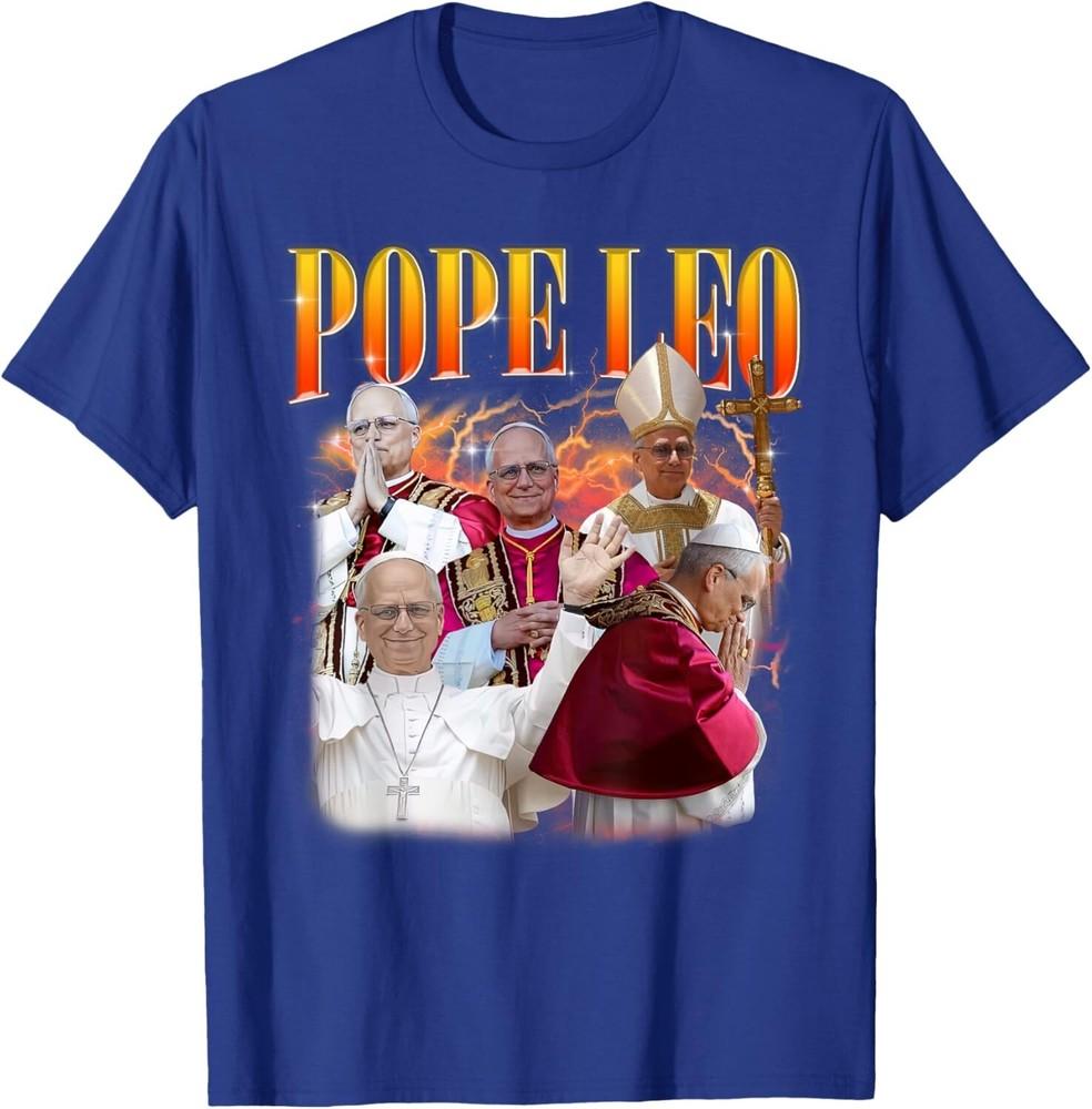 

Da Pope From America Chicago Pope Leo XIV Funny Vintage Unisex T-Shirt 2XL