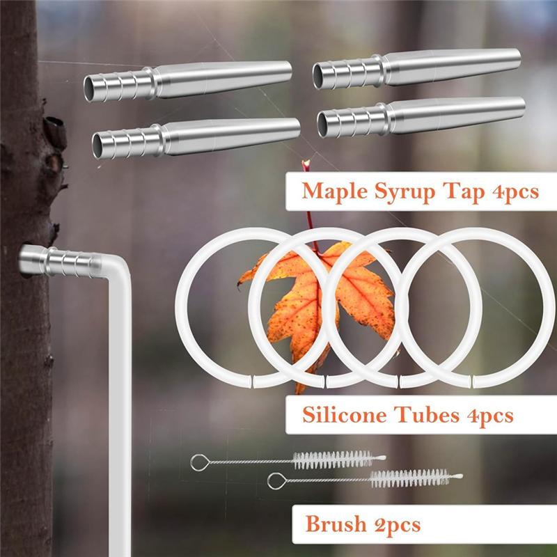 Practical-New 304 Stainless Steel Maple Faucet Tip Maple Syrup Tapping Kit Maple Syrup Synthetic Filter Trunk Faucet