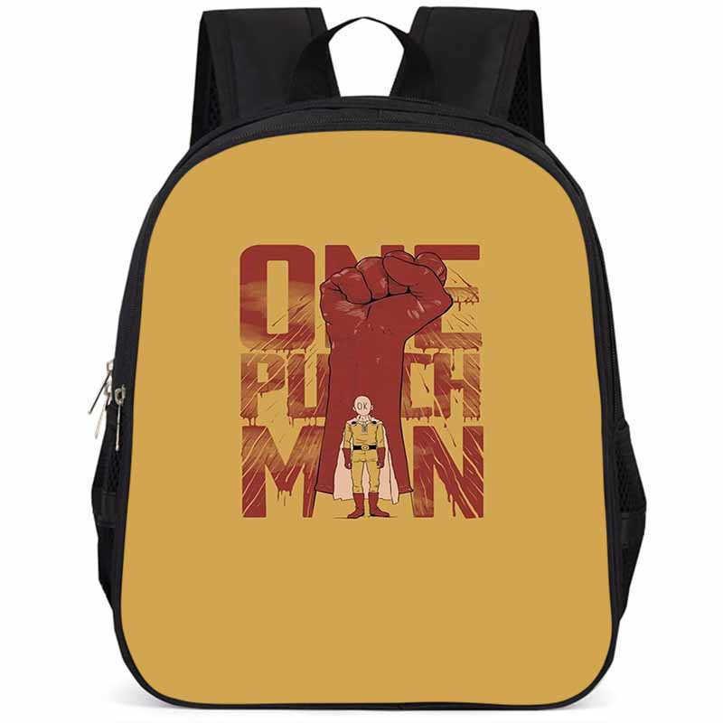 One Punch Man 15-inch Large Capacity Lightweight Oxford School Backpack For Kids