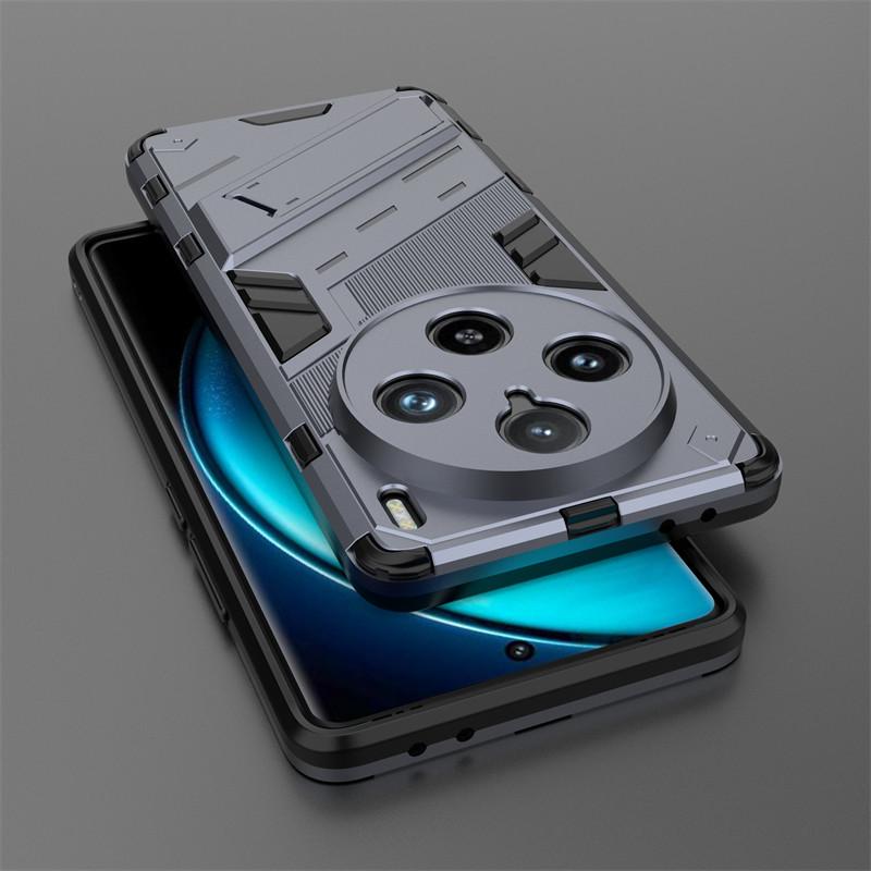 For Vivo X100 Pro Case Vivo X100 X100 Pro 5G Cover TPU Shockproof Silicone Armor PC Holder Protective Phone Cover Vivo X100 Pro