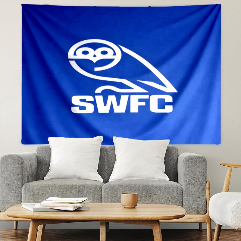 Sheffield Wednesday F.C. Tapestry, Wall Hanging Tapestry, Pattern Tapestry for Dorm Bedroom Living Room Wall Art Photography Backdrop