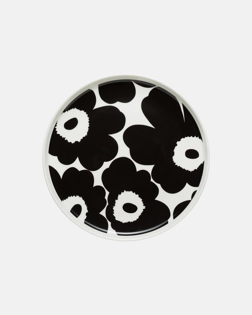 Marimekko Marimekko Pair Set Mug 250ml Plate 20cm Cup Tableware Unikko Black 071606 190 [item]