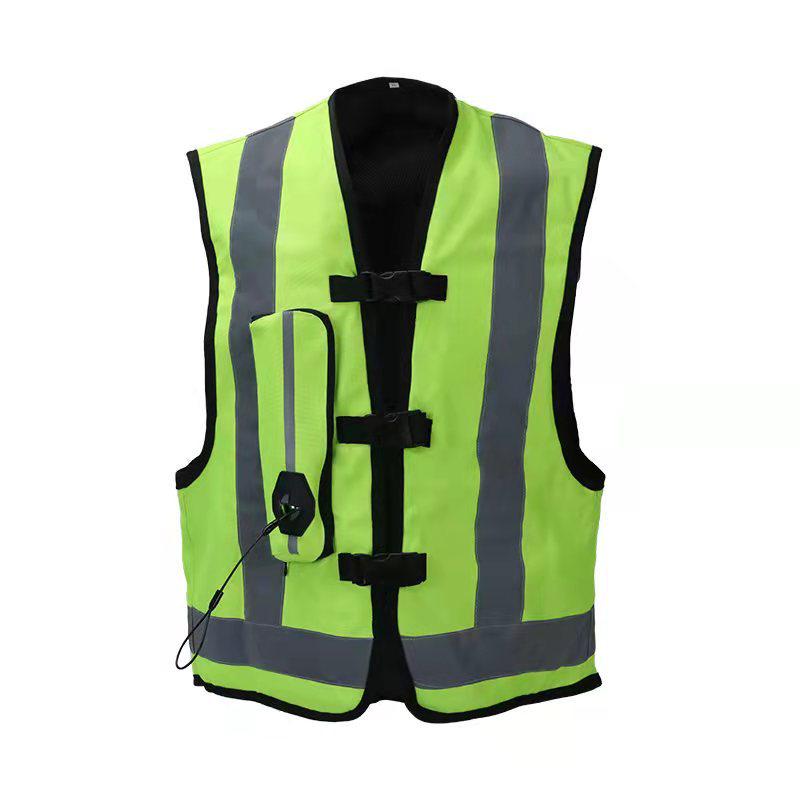 Huan Qiu HQ-MY-002 Motorcycle Airbag Safety Vest - Inflatable Anti-fall Riding Gear XXXL