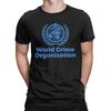 WHO World Health Organization Super Earth TShirts for Men Pure Cotton Tee Shirt Round Neck Short Sleeve T Shirts Clothing