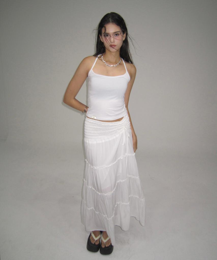 Fifth Ailius (Tencel 100) Flow Tencel Skirt Ivory