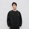 Calvin Klein Letter Logo Embroidered Casual Crew Neck Comfortable Versatile Long Sleeve Sweatshirt Unisex Sweatshirt Black J326817