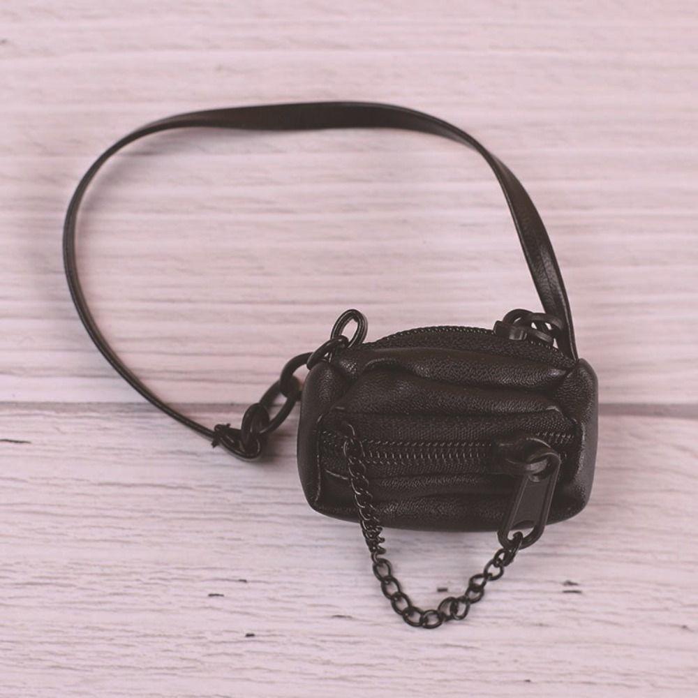 Mini Doll PU Leather Bag Miniature 17cm Doll Bag Accessories  Dolls Accessories
