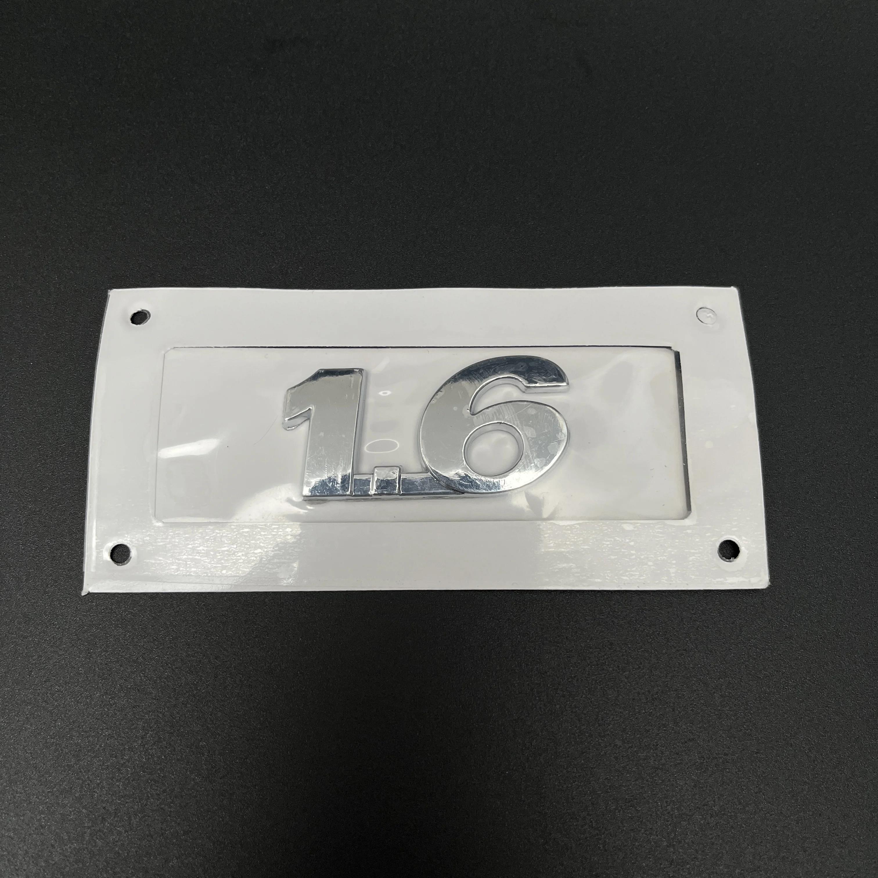 

2026 Hot For VOLKSWAGEN VW For VW Polo 1.4 1.6 Trunk Lettering Displacement Standard Rear Tail Mark Silver