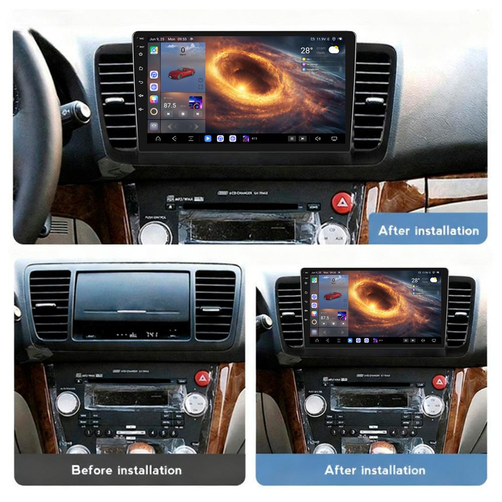 For Subaru Outback, Legacy 2004-2009 Navigation GPS Android Car Radio  Multimedia Player Stereo wifi+4G Carplay auto video