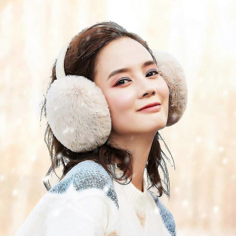 Winter Ear Muffs Warm Earmuffs Cute Foldable Outdoor For Women Girls