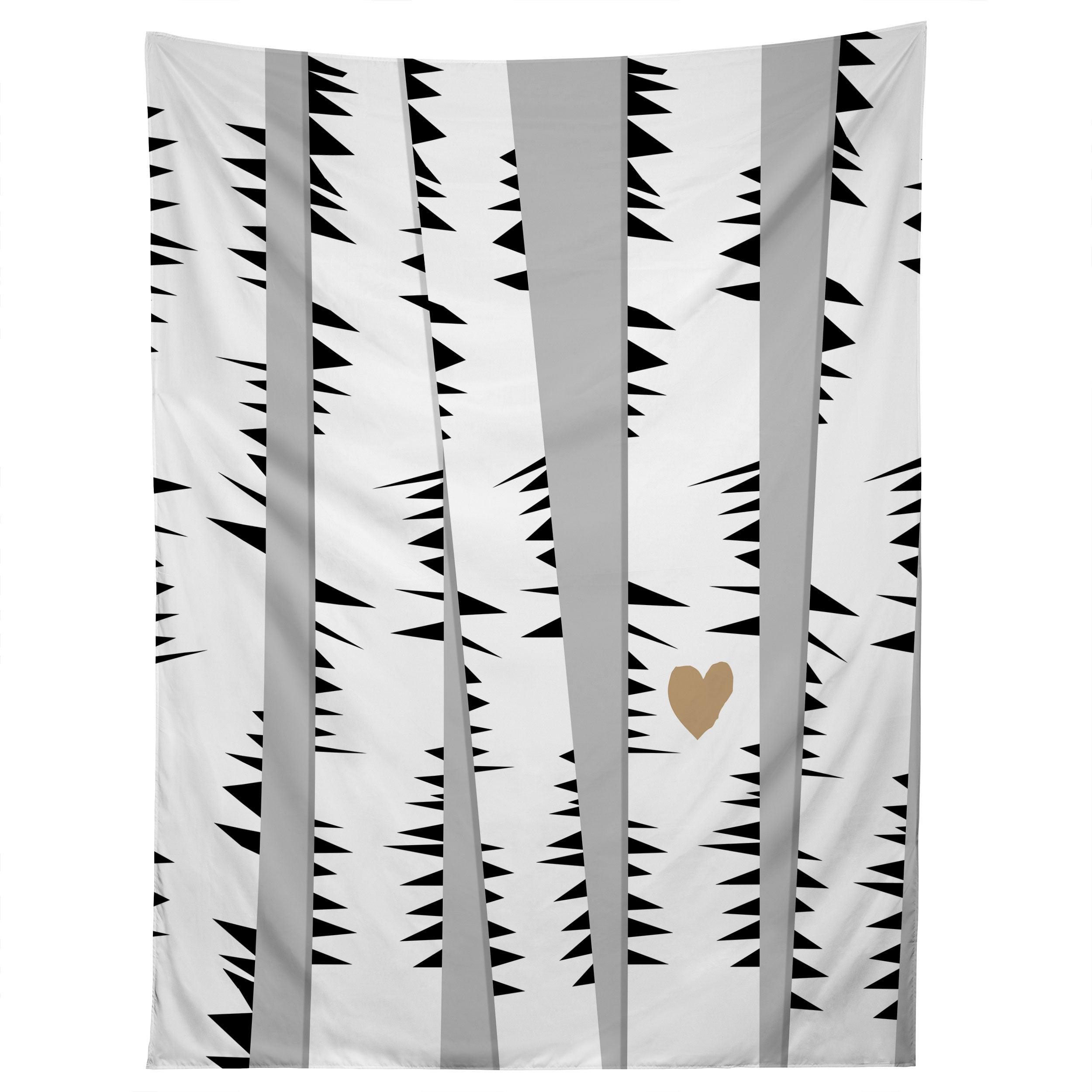 BIRCH TREES tapestry 75x100