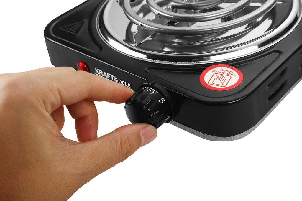 Electric Stove 1500W Compact | Kraft&Dele