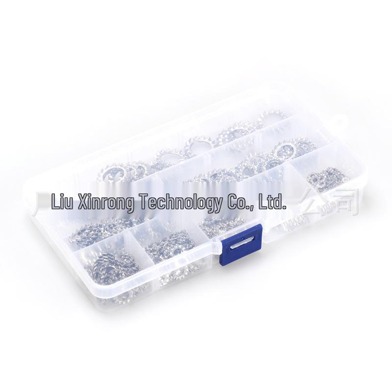 304 Stainless Steel Serrated Lock Washers - 300PCS Anti-Slip Daisy Set