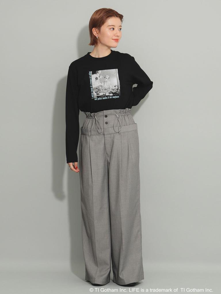 Ray Beams TEE GOOD ROCK SPEED LIFE PICTURE COLLECTION Long Sleeve One Size L/S [Special Order] T-Shirt, Women's, Black,