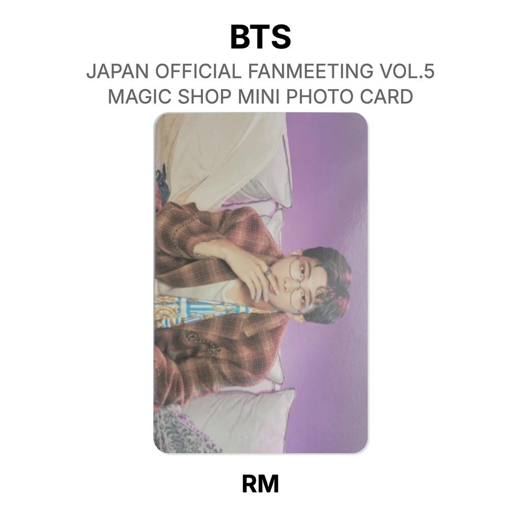 BTS JAPAN OFFIZIELLES FANMEETING VOL.5 MAGIC SHOP MINI-FOTOKARTE Offizielle Fotokarte