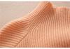 Ordos Cashmere Women's Stand-up Collar Garter Stitch Base Layer (Thickened Version)
