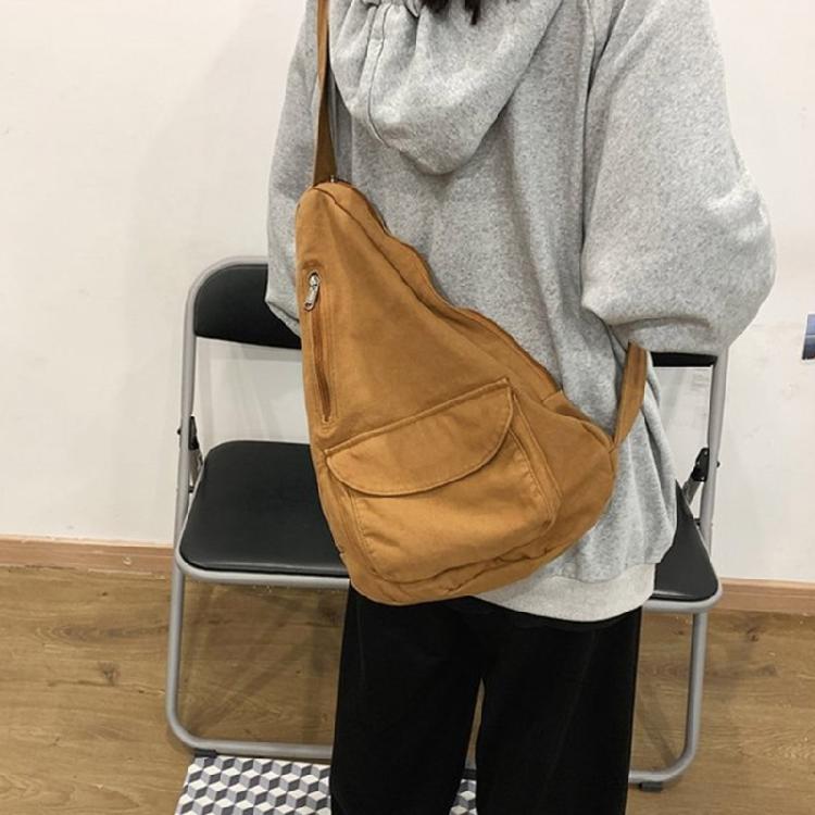 Chest Bag for Teen Canvas Fanny Pack Sports Bag Versatile Travel Bag Belt Bags