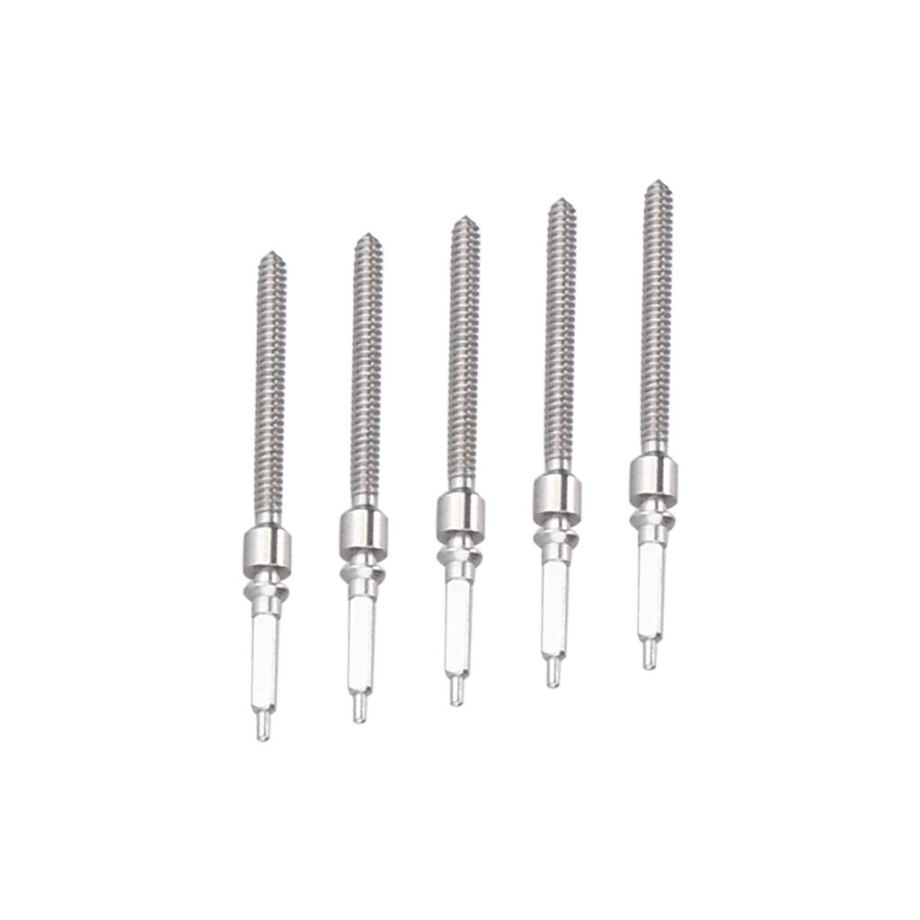 5PCS Steel Winding Stem For ST1902/ST1901 Movement Watch Accessories Repair Parts For Seagull