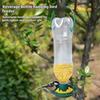 2/1Pcs Outdoor Bird Feeder Automatic Hanging Plastic Feed Bowl For Parrot Pigeon Pet Indoor Bottle Mouth Docking Feeding Suppli