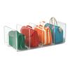 4Grids Handbag Storage Shelf Closet Divider Shelf Women Luxury Acrylic Bag Cabinet Purse Storage Racks Home Wardrobe Organizer