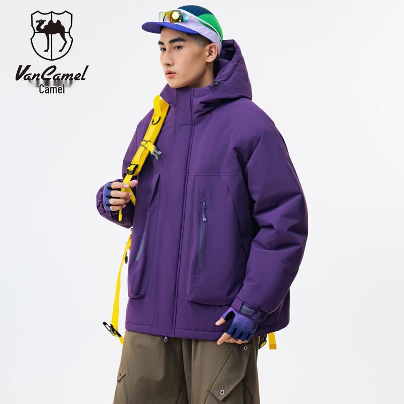 

VANCAMEL Men s Hooded Outdoor Down Jacket XL