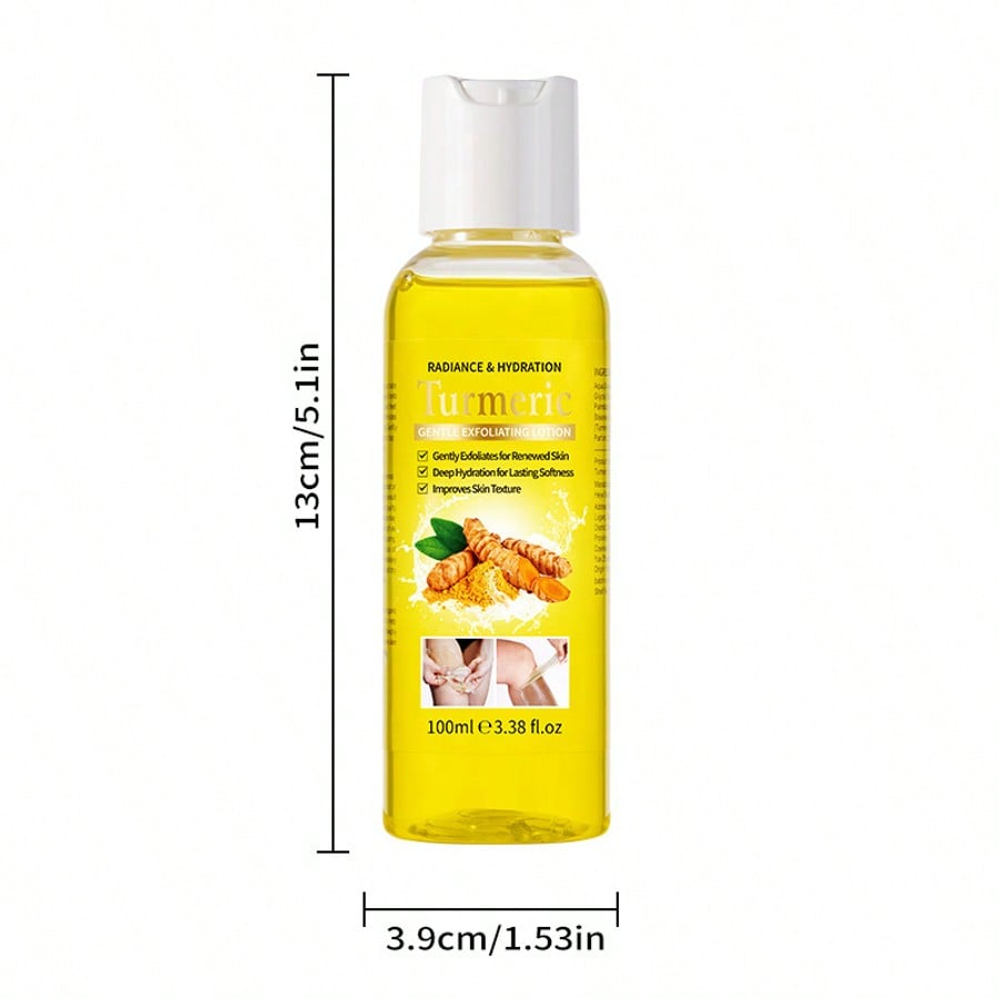 Turmeric Exfoliating Lotion 10ml Moisturizing Brightening Gently Removes Dead Skin Cells